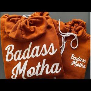 Her Little Wolves-Bad Ass Motha Zip Up Hoodie